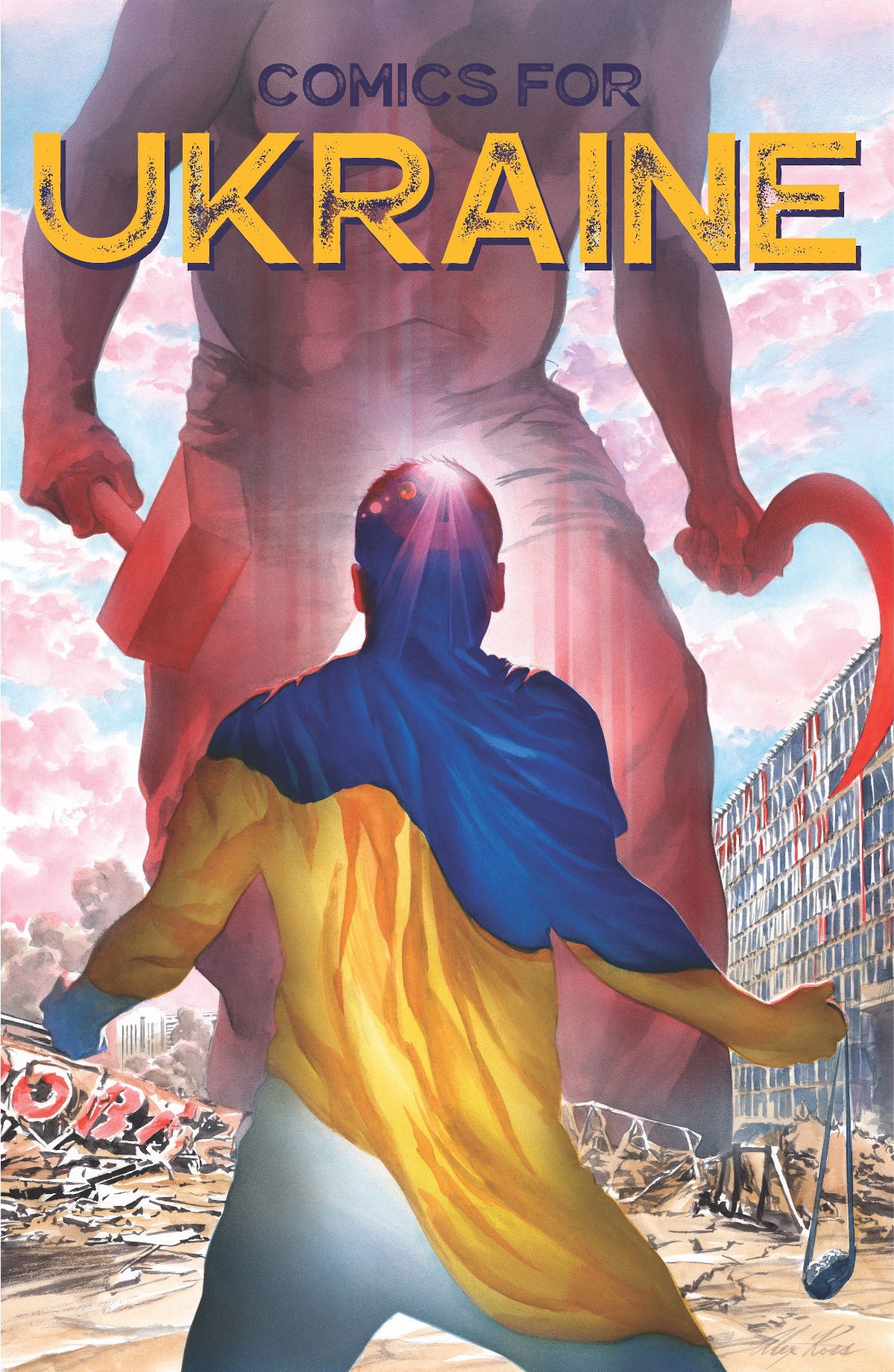 Cover di Comics for Ukraine: Sunflower Seeds di Alex Ross