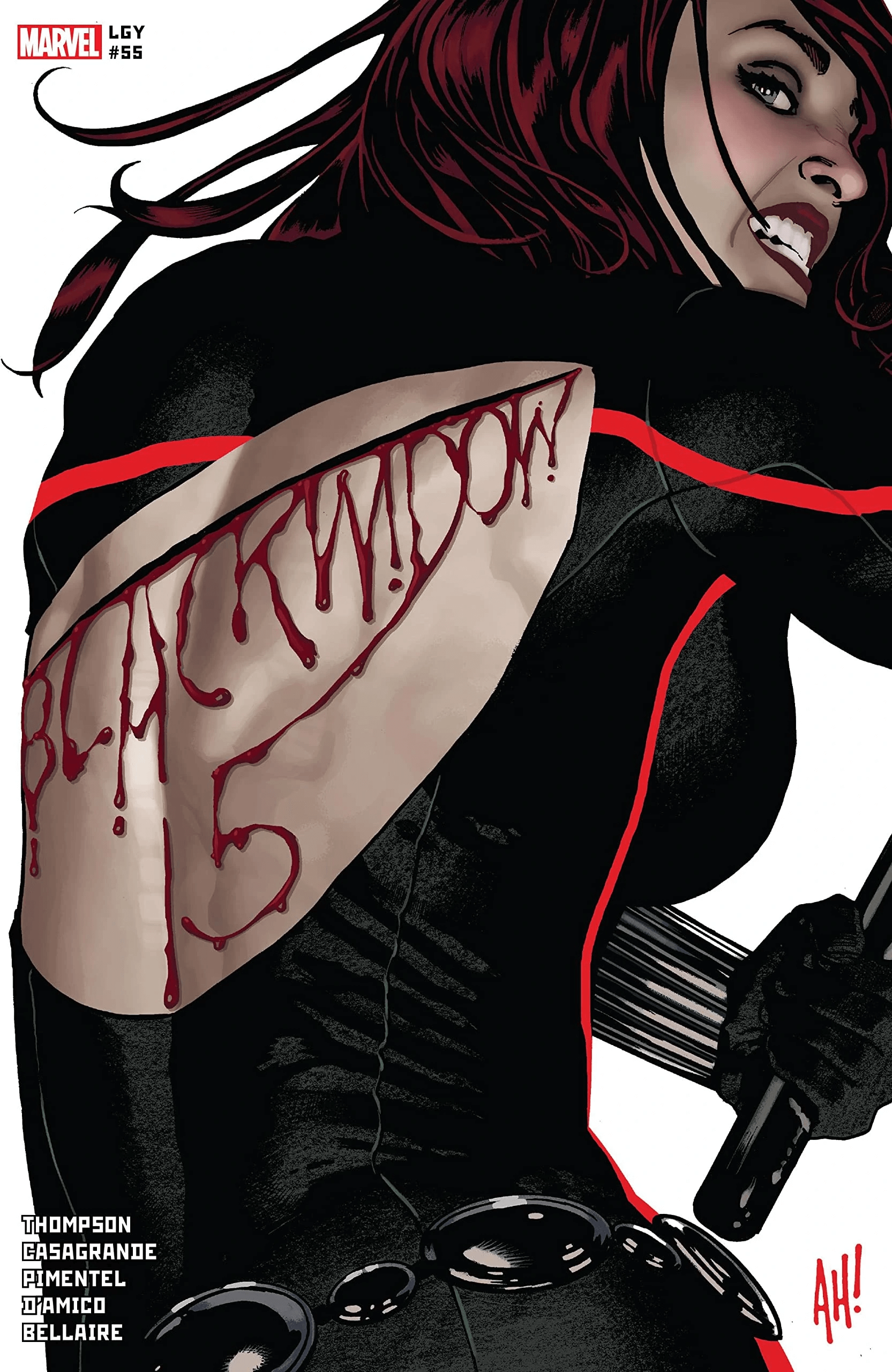 Cover di Black Widow 15 di Adam Hughes