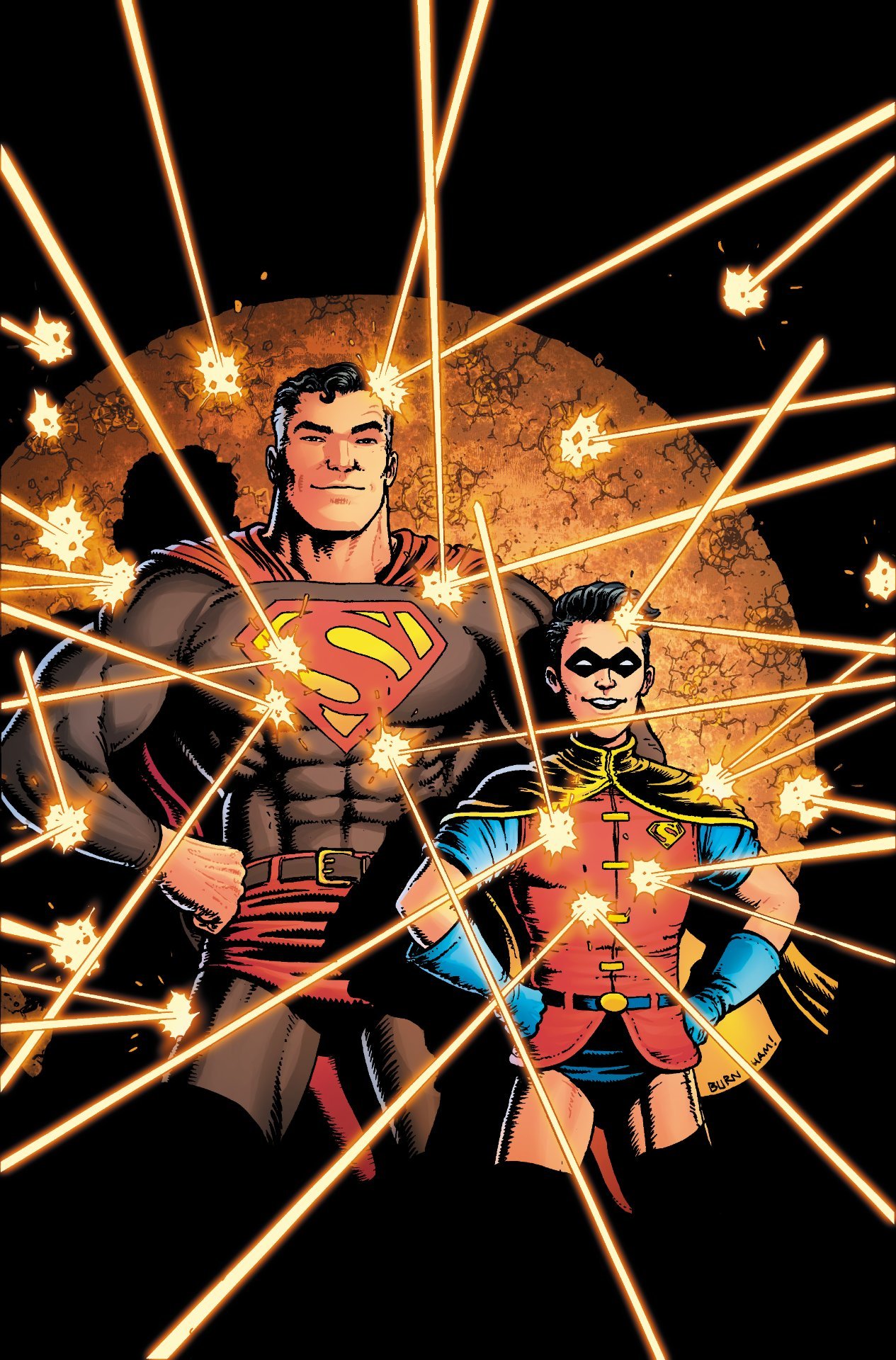 Variant cover di Dark Crisis: Worlds Without a Justice League - Superman di Chris Burnham