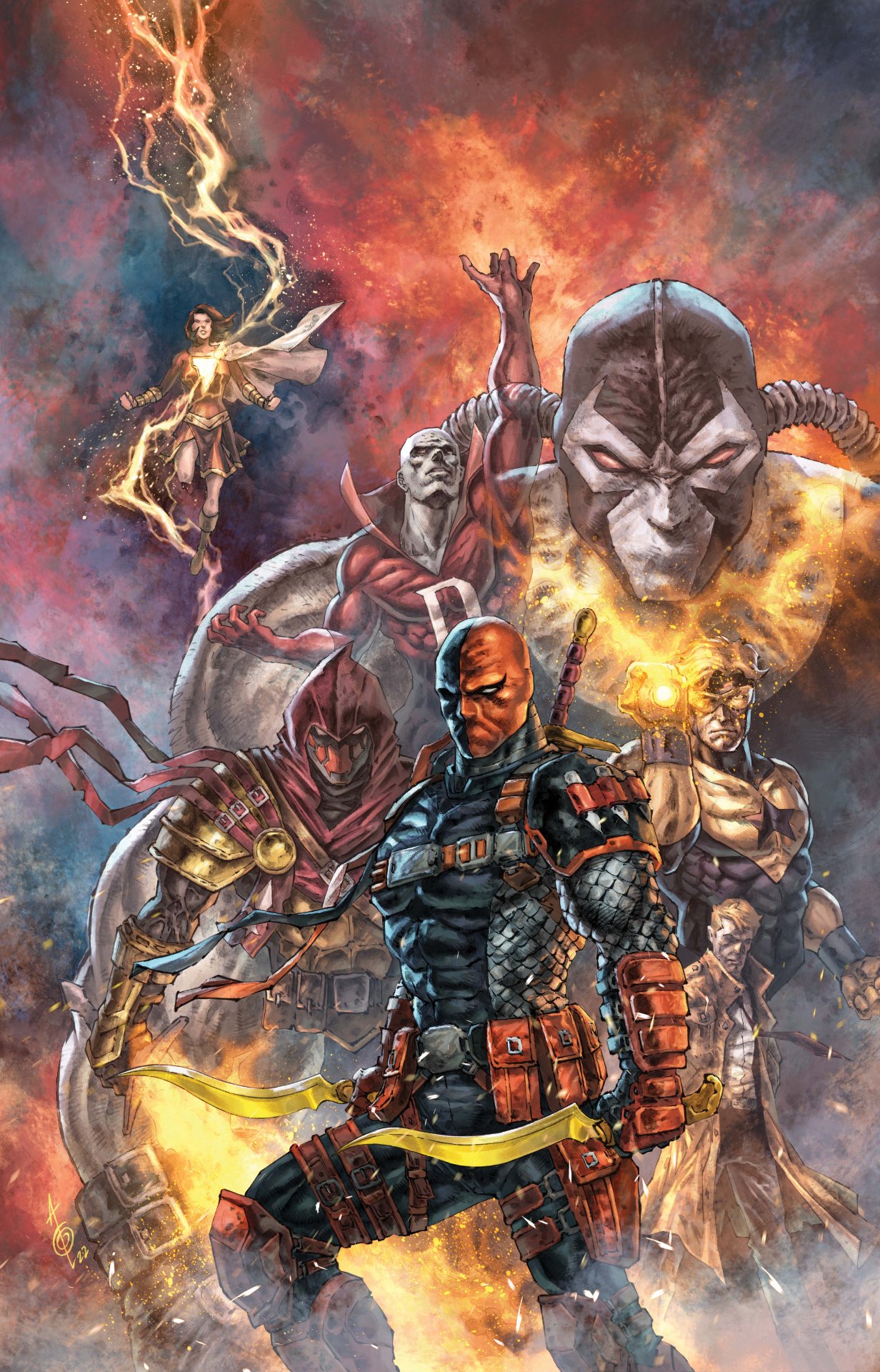 Cover di DC vs Vampires: All-Out War 1 di Alan Quah