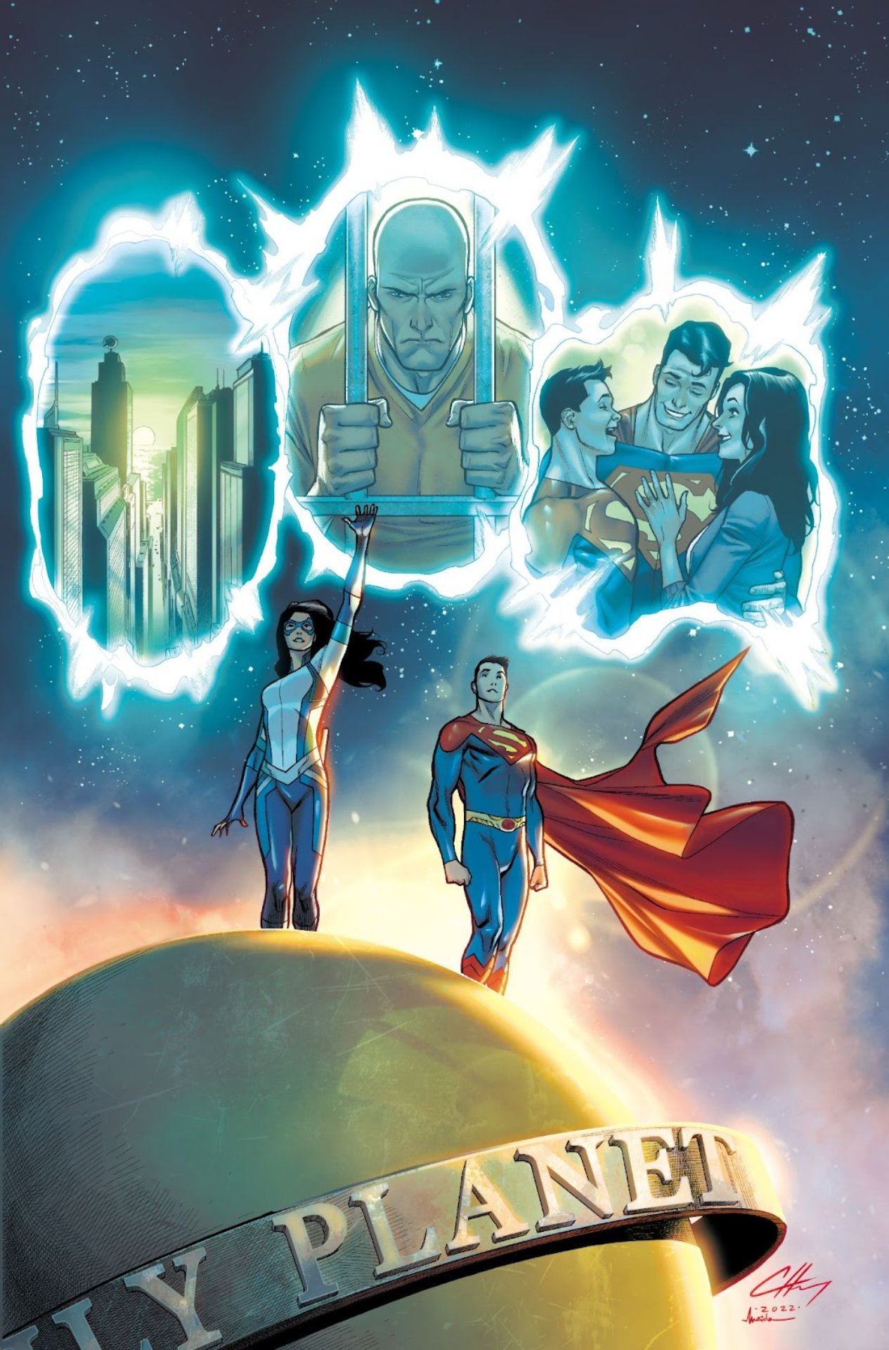 Variant cover di Superman: Son of Kal-El 13 di Clayton Henry