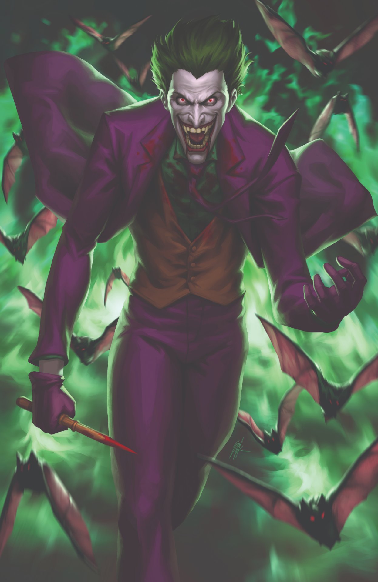 Variant cover di DC vs Vampires: All-Out War 1 di Ejikure