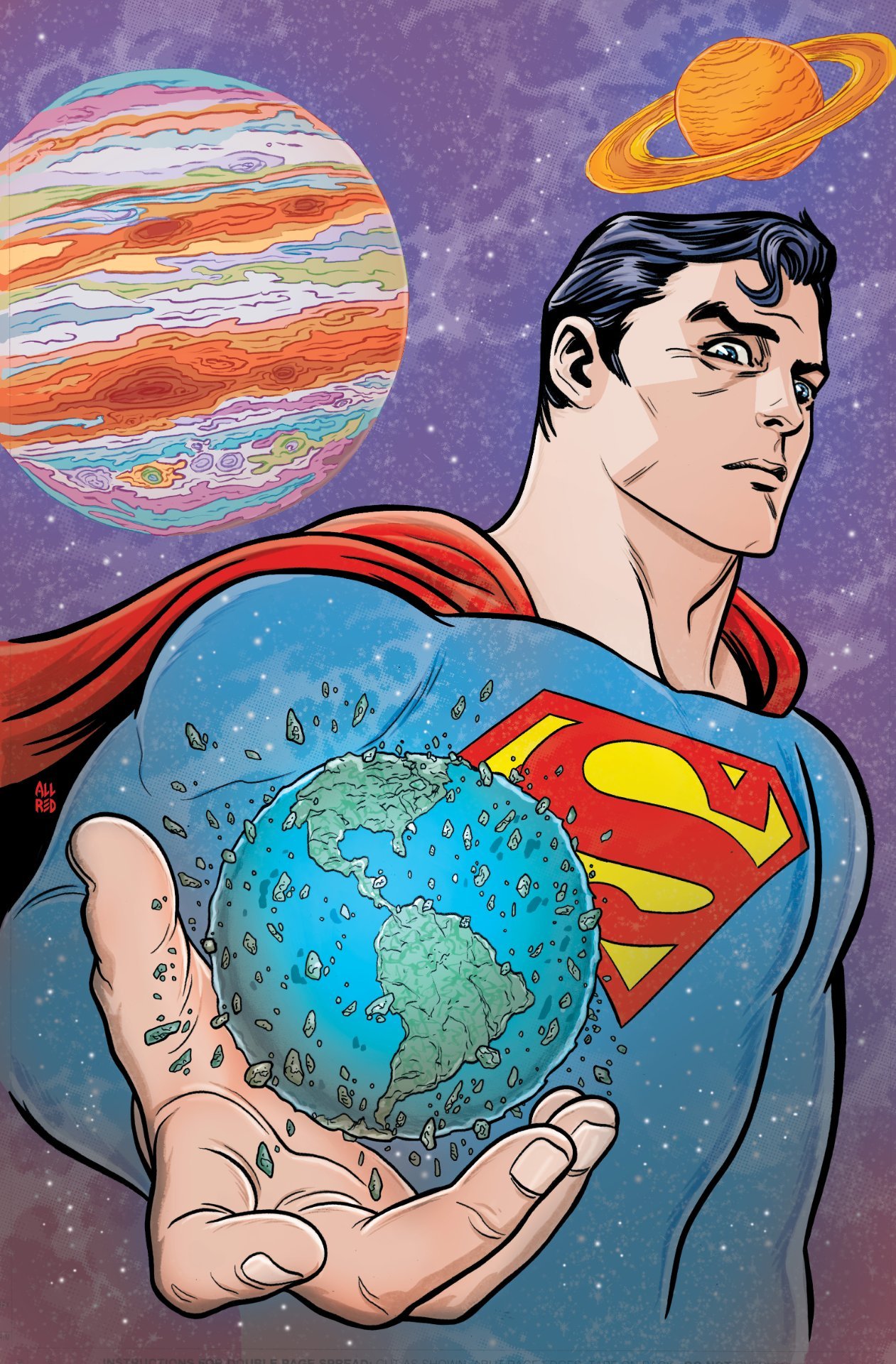 Cover di Superman: Space Age di Mike Allred