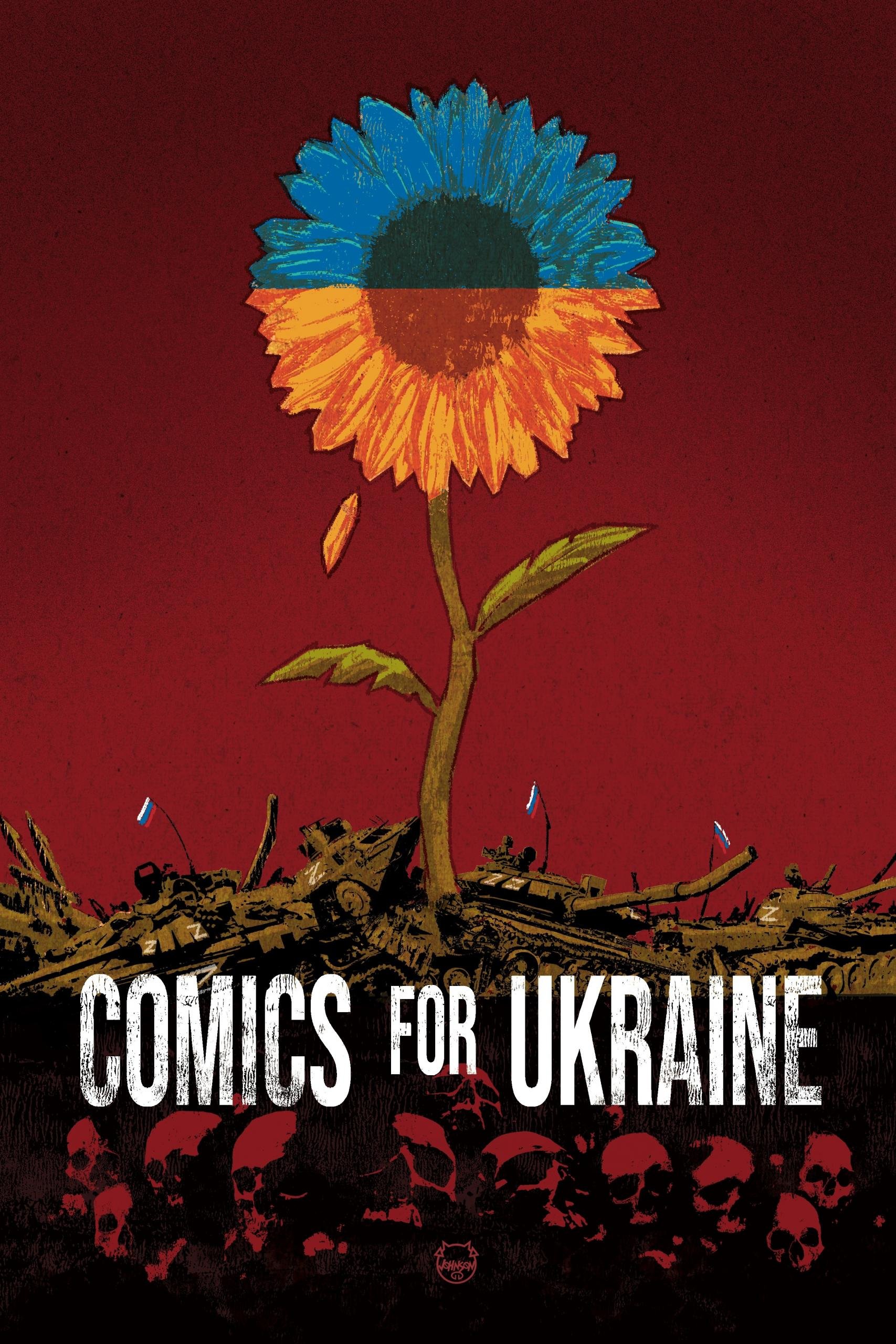 Cover di Comics for Ukraine: Sunflower Seeds di Dave Johnson