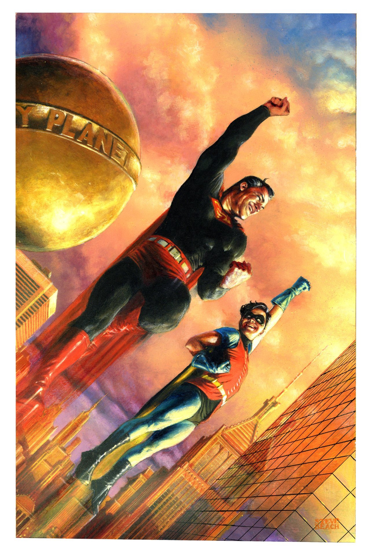 Variant cover di Dark Crisis: Worlds Without a Justice League - Superman di Steve Beach