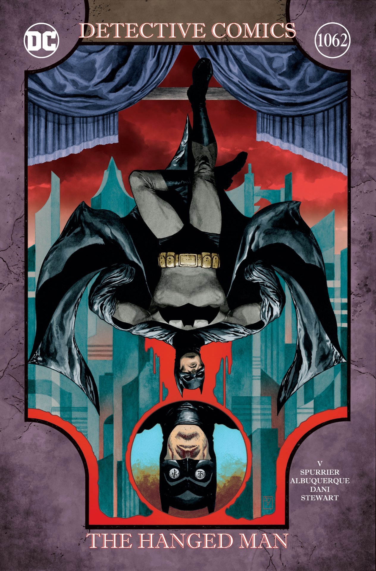 Cover di Detective Comics 1062 di Evan Cagle, con l'inizio di Gotham Nocturne