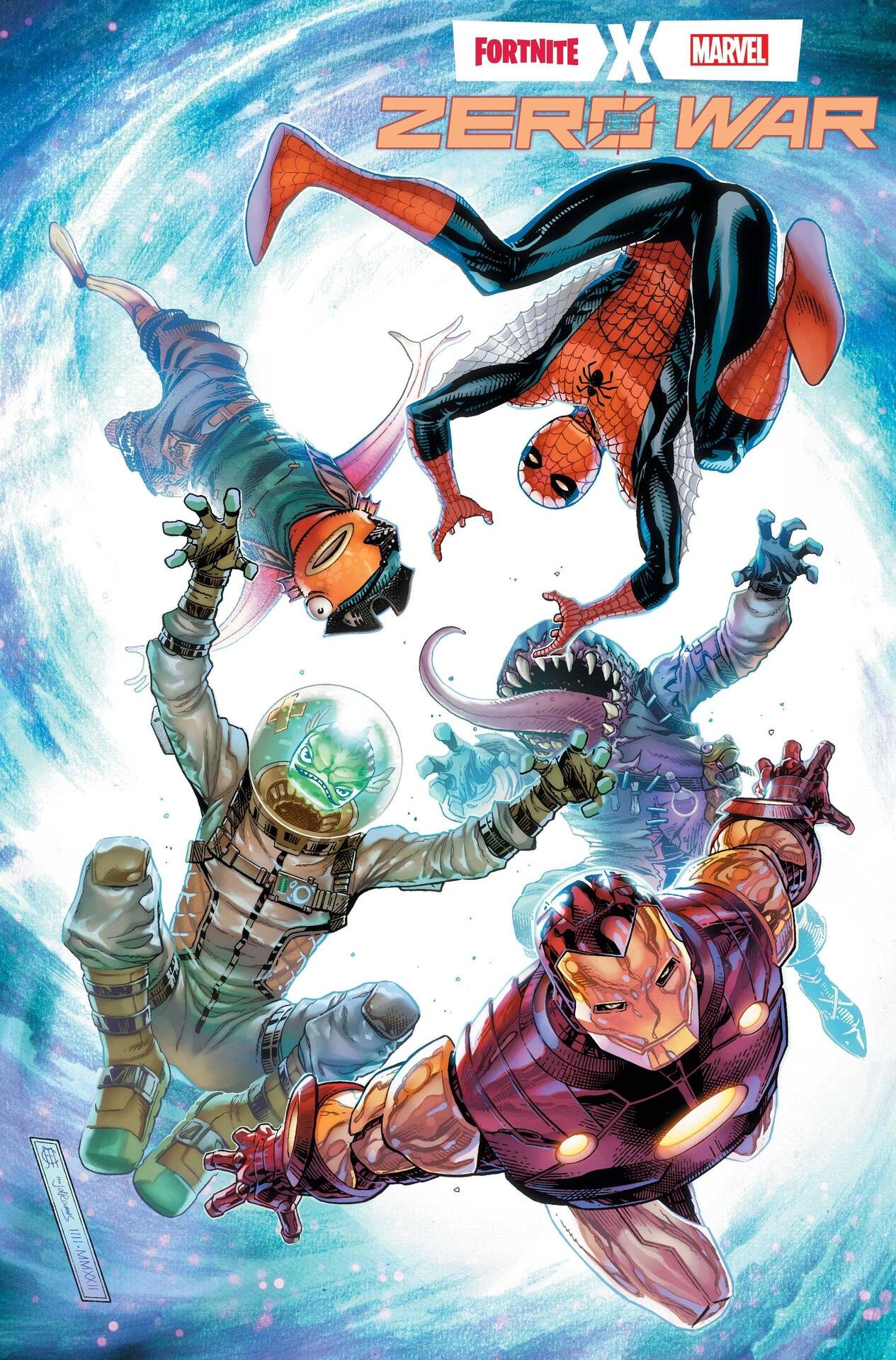 Variant Cover di Fortnite X Marvel: Zero War 1 di Jim Cheung