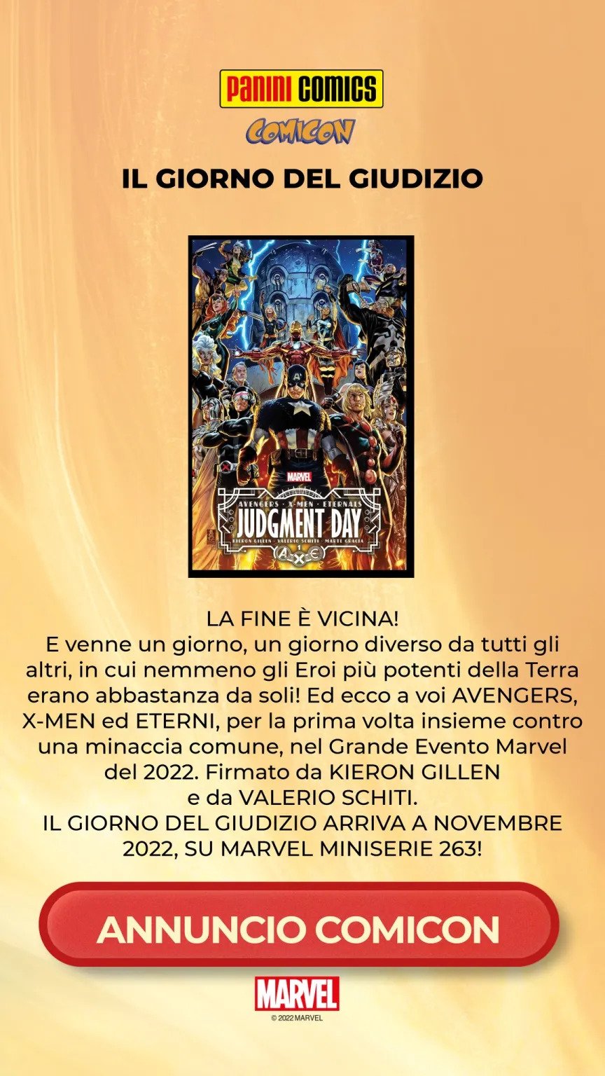 Panini Comics: tutti i fumetti Marvel e DC annunciati al Napoli Comicon 2022