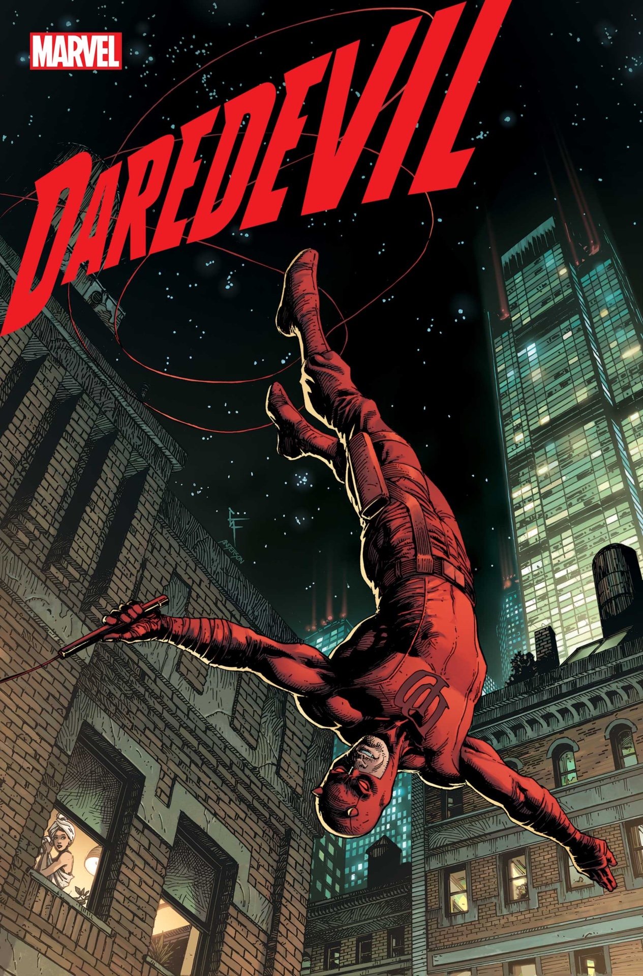 Variant cover di Daredevil 2/Daredevil 650 di Gary Frank