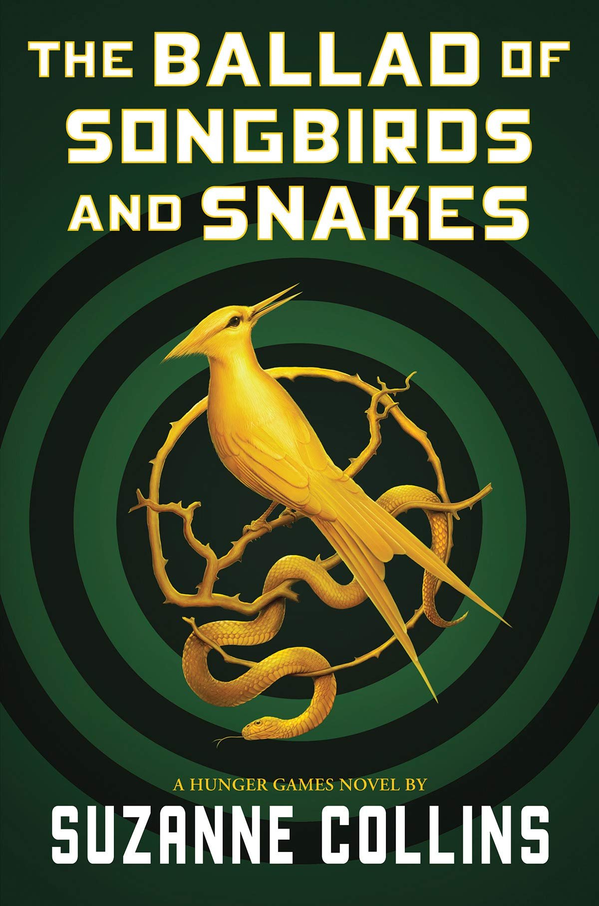 Copertina di The Ballad Of Songbirds and Snakes, il romanzo prequel di Hunger Games