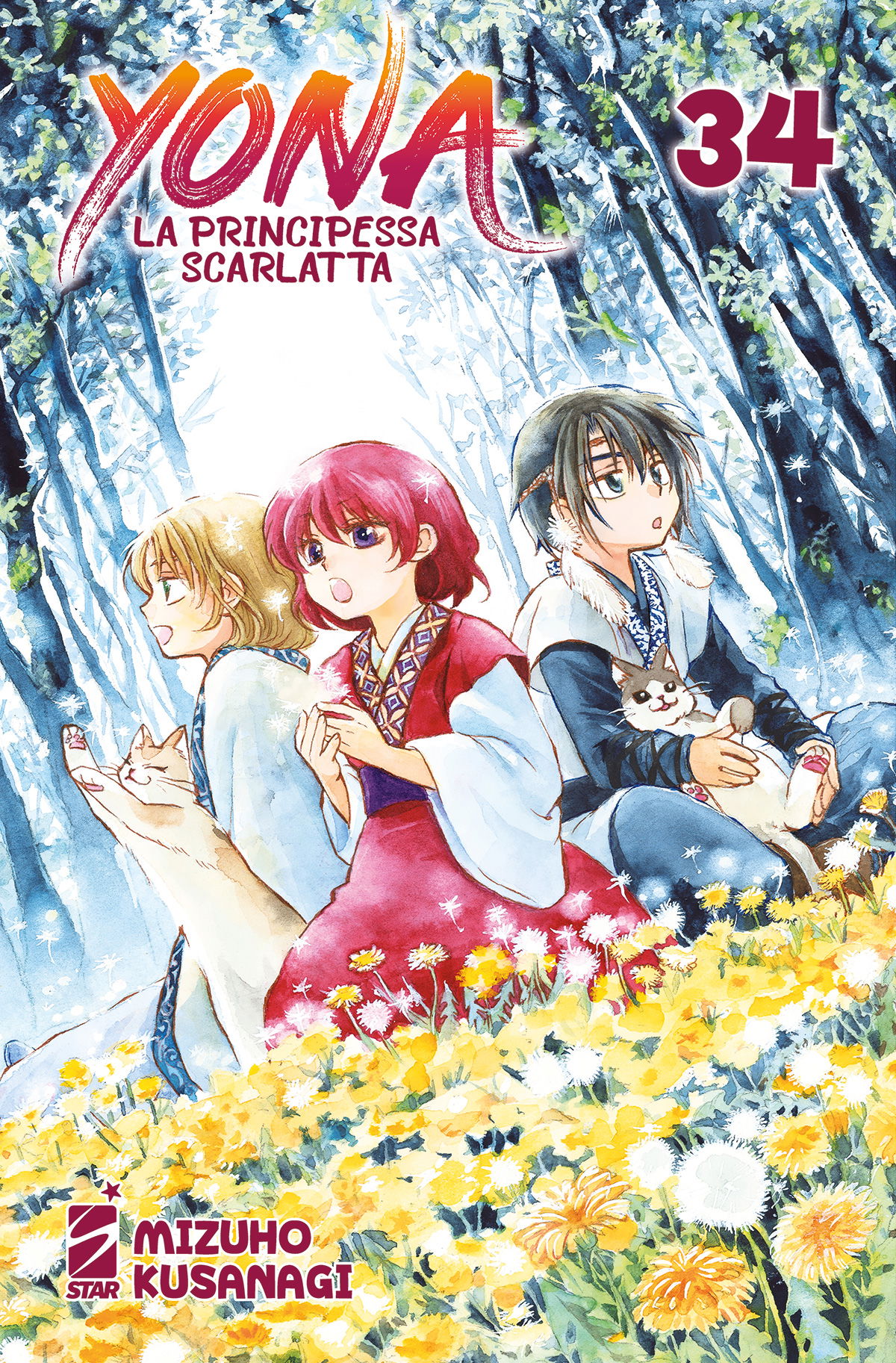 Yona La Principessa Scarlatta 34, tra le uscite manga Star Comics del 20 Aprile 2022