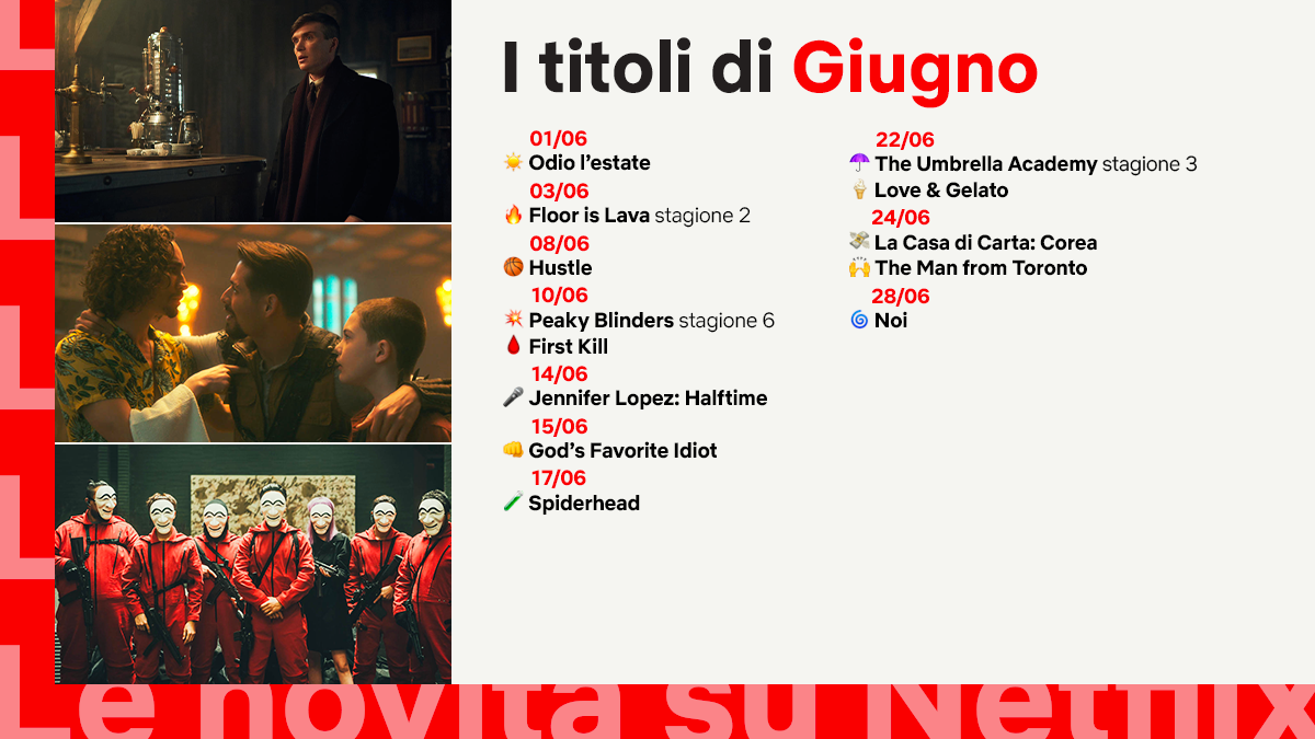 Le novità su Netflix di giugno 2022