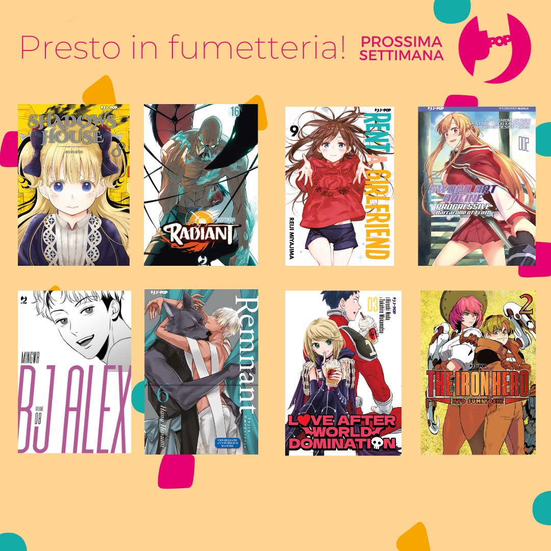 Le uscite J-POP Manga del 01 giugno 2022