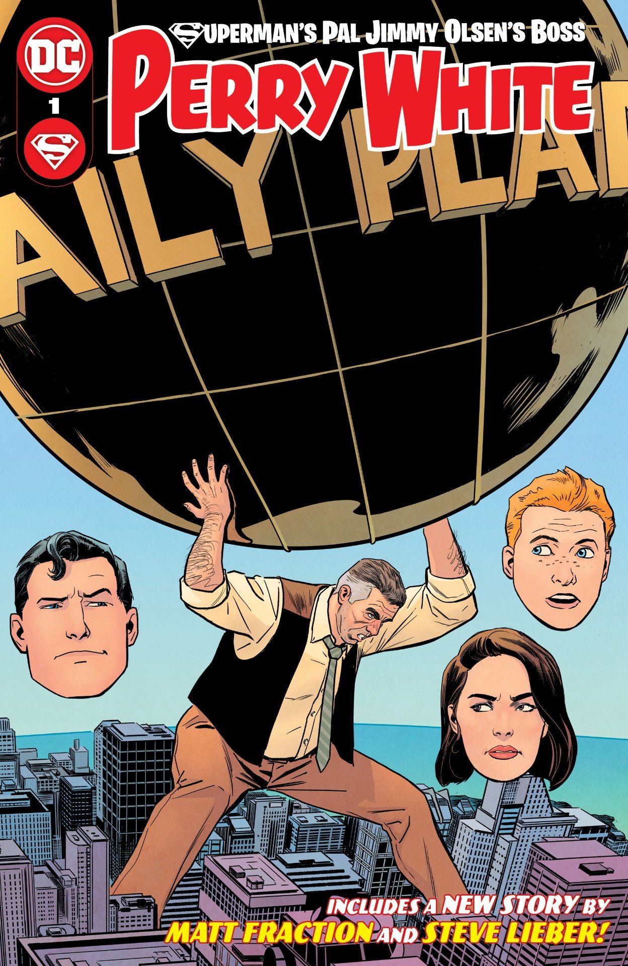 Cover di Superman's Pal Jimmy Olsen's Boss Perry White di Steve Lieber