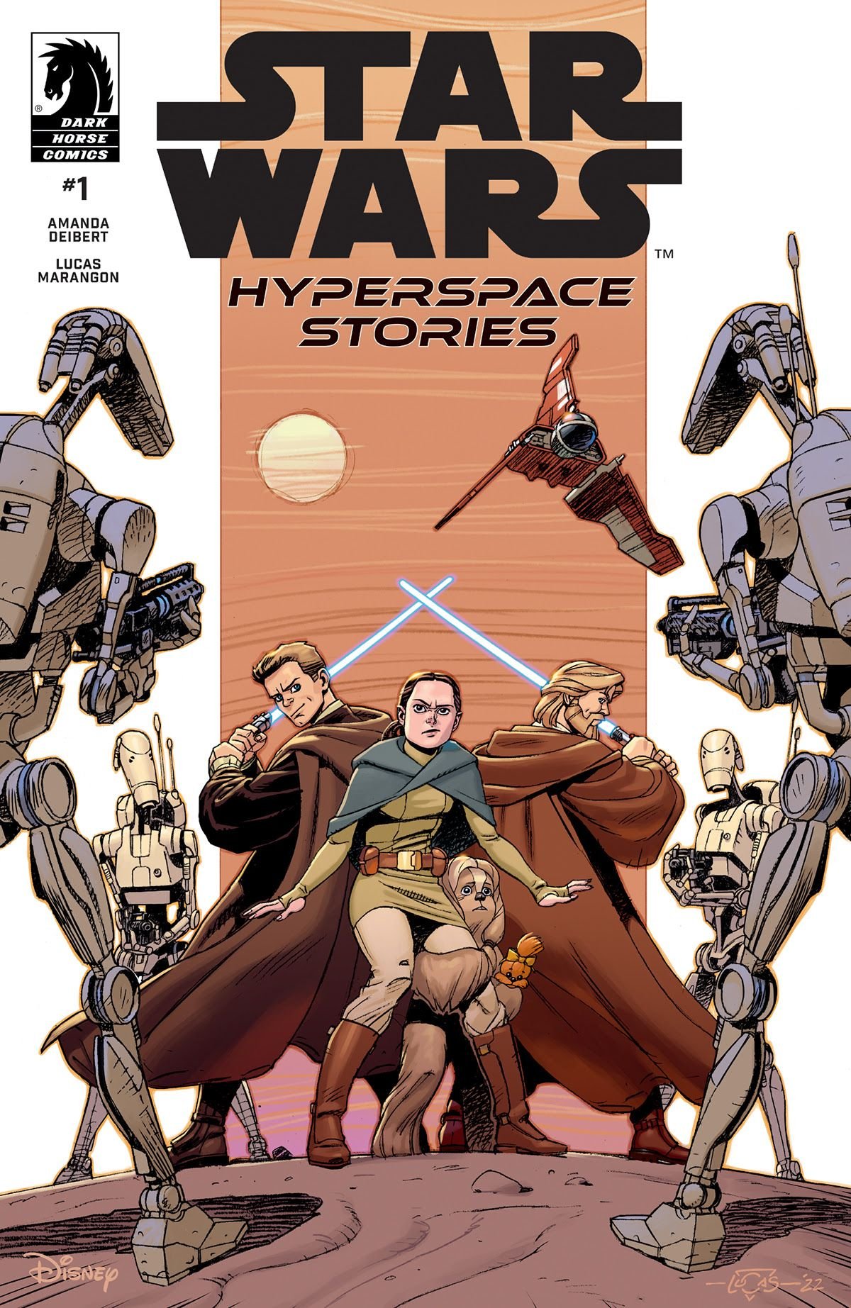 Cover di Star Wars: Hyperspace Stories 1 di Lucas Marangon