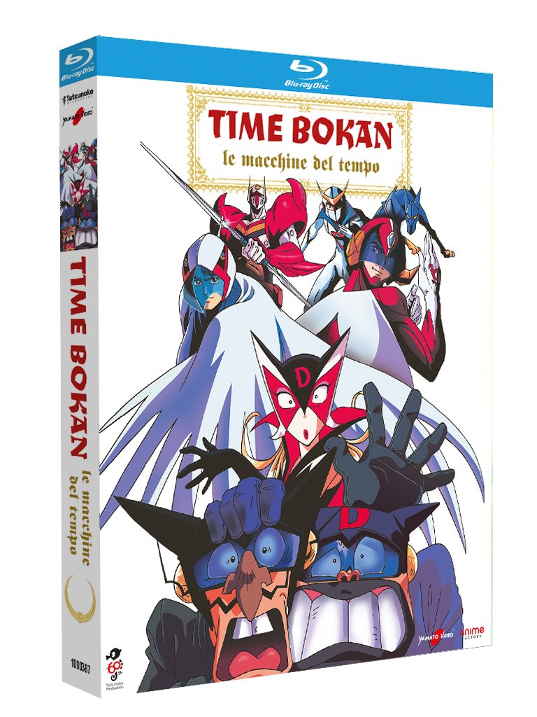 Time Bokan - Le macchine del tempo, tra le uscite Anime Factory di Maggio 2022
