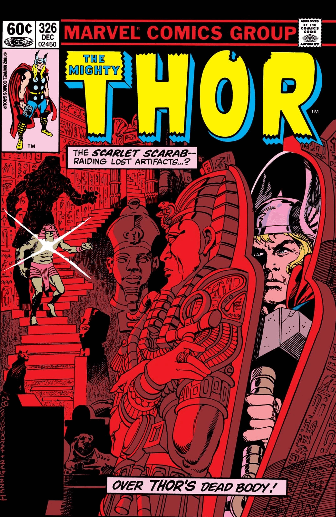 Cover di Thor 326 di Ed Hannigan
