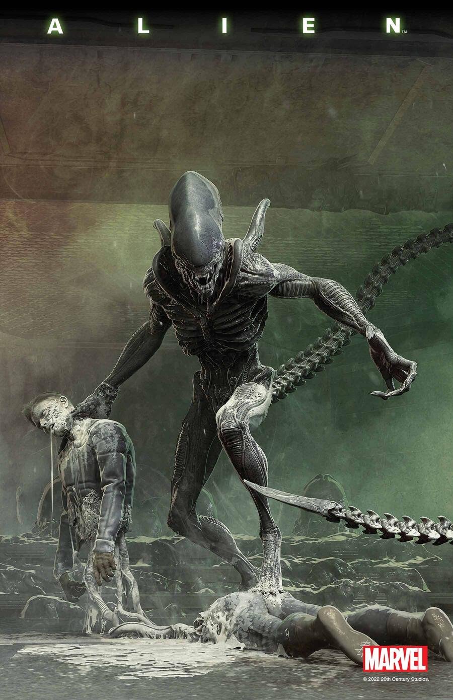 Cover di Alien 1 di Björn Barends, la seconda serie targata Marvel