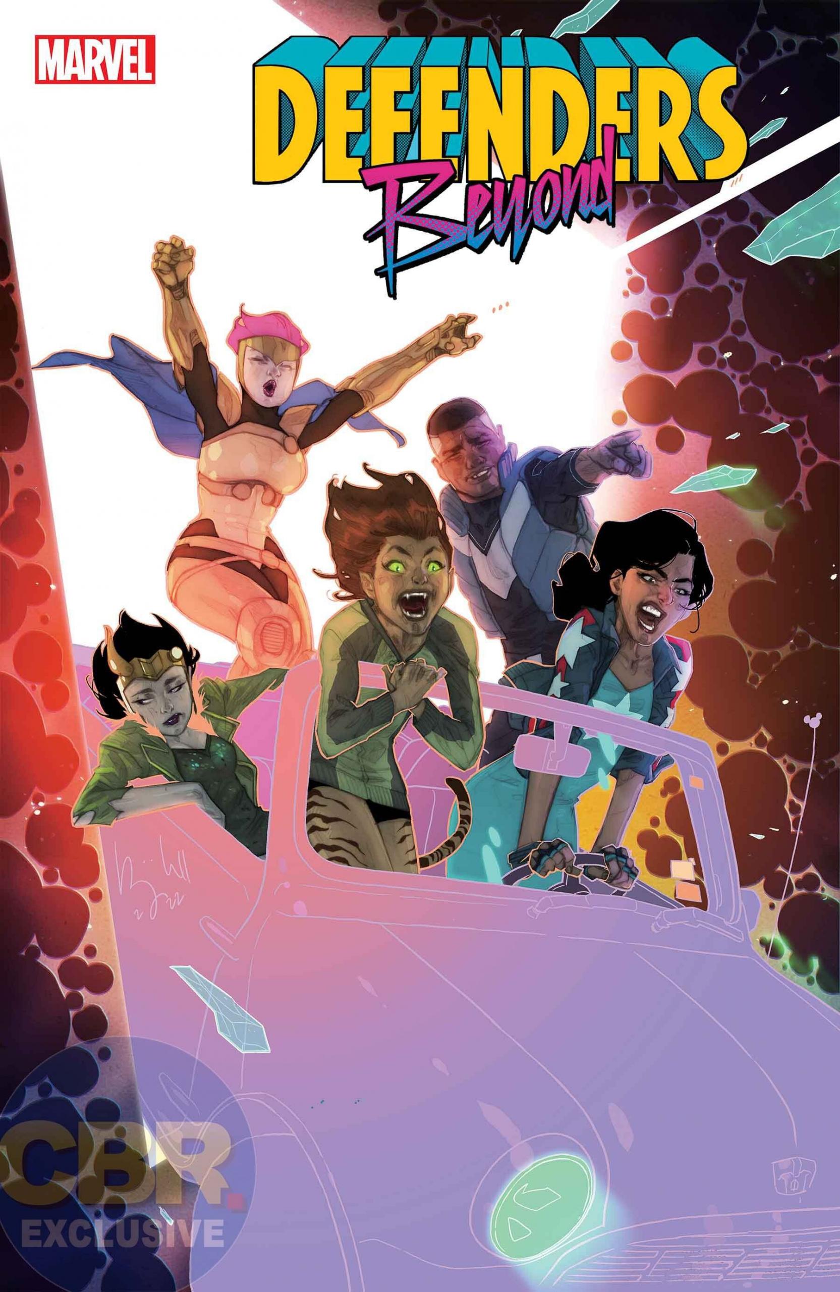 Variant cover di Defenders: Beyond 3 di Ben Caldwell