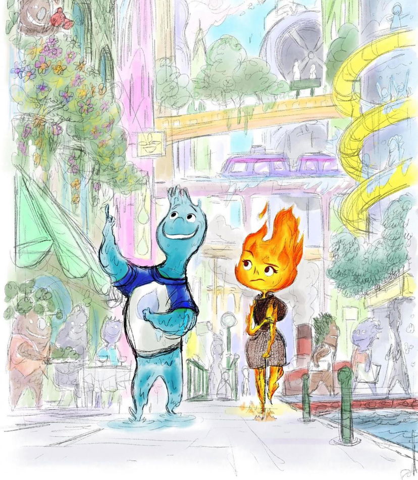 Elemental: Disney Pixar rilascia la data ufficiale del film e alcune anticipazioni preview