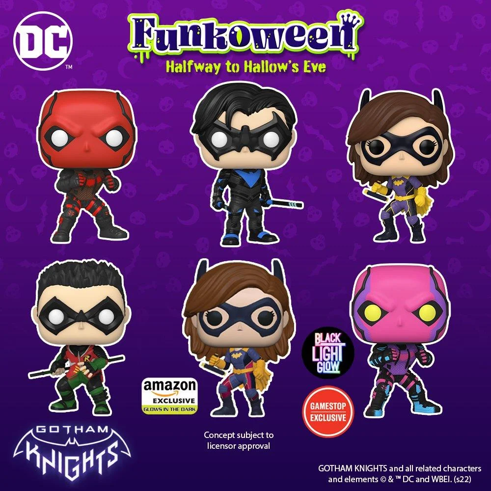 Gotham Knights: I Funko Pop debutteranno al Funkoween 2022