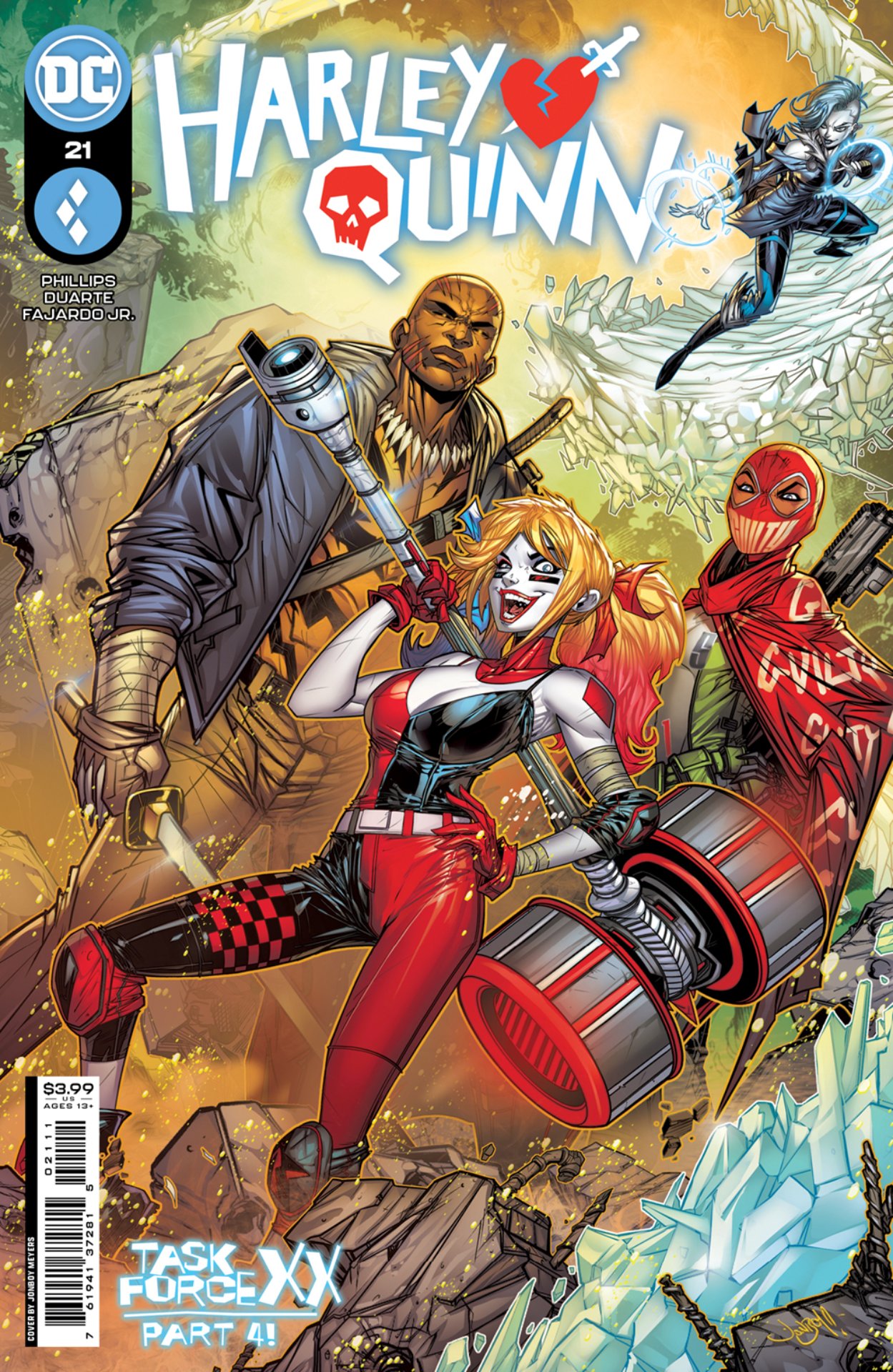 Cover di Harley Quinn 21 di Jonboy Meyers