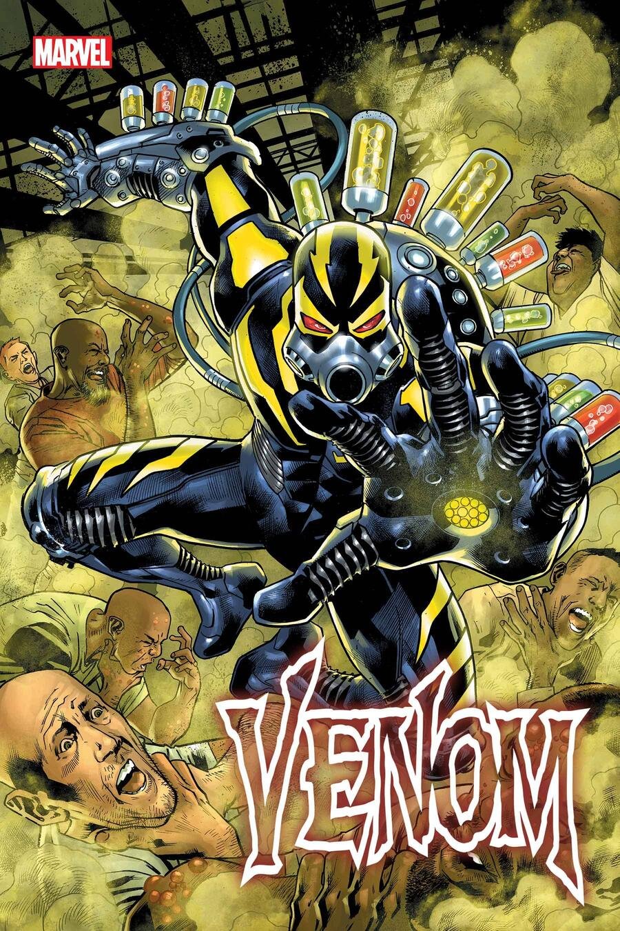 Cover di Venom 11 di Bryan Hitch, primo numero di Venomworld con l'esordio di Sleeper Agent