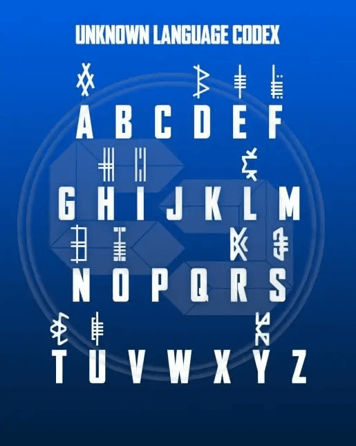 L'alfabeto alieno usato nella location di Guardiani della Galassia Vol 3, decifrato da The Cosmic Circus