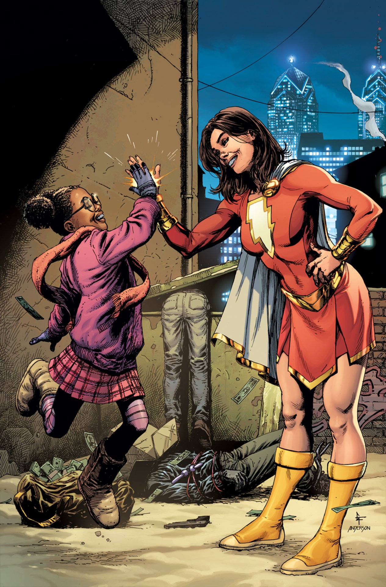 Varian Cover di The New Champion of Shazam! 1 di Gary Frank