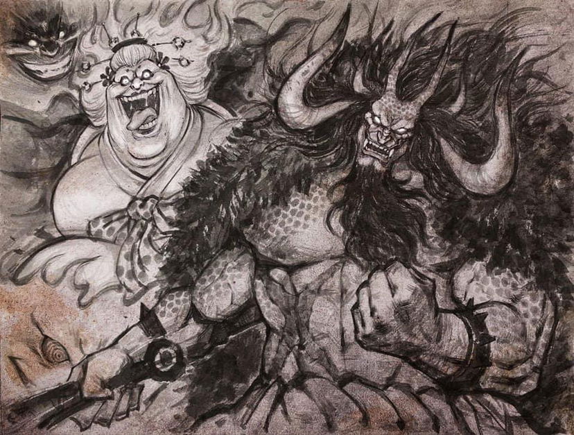 One Piece: Kaido e Big Mom invadono gli incubi dei fan in questa nuova fan art preview