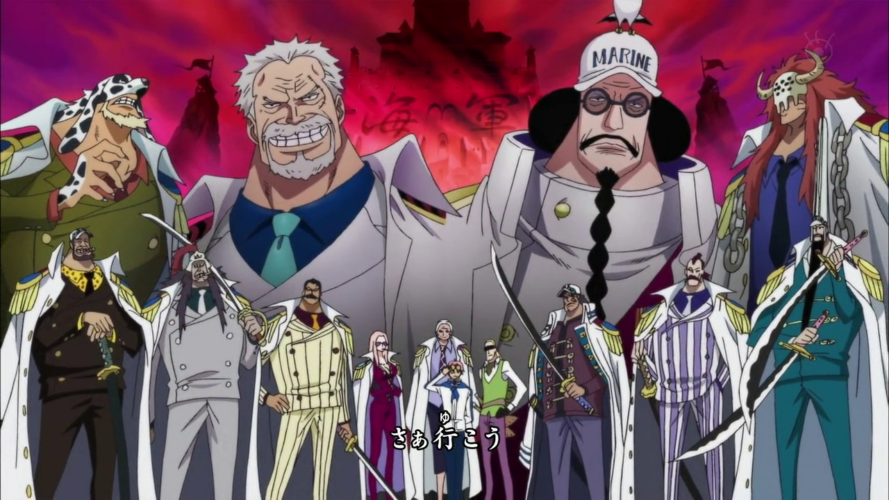 One Piece 1053: l'Ammiraglio Ryokugyu finalmente in azione!