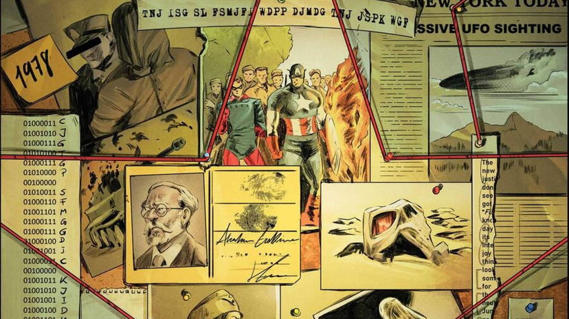 Un codice segreto nella copertina di Captain America preview