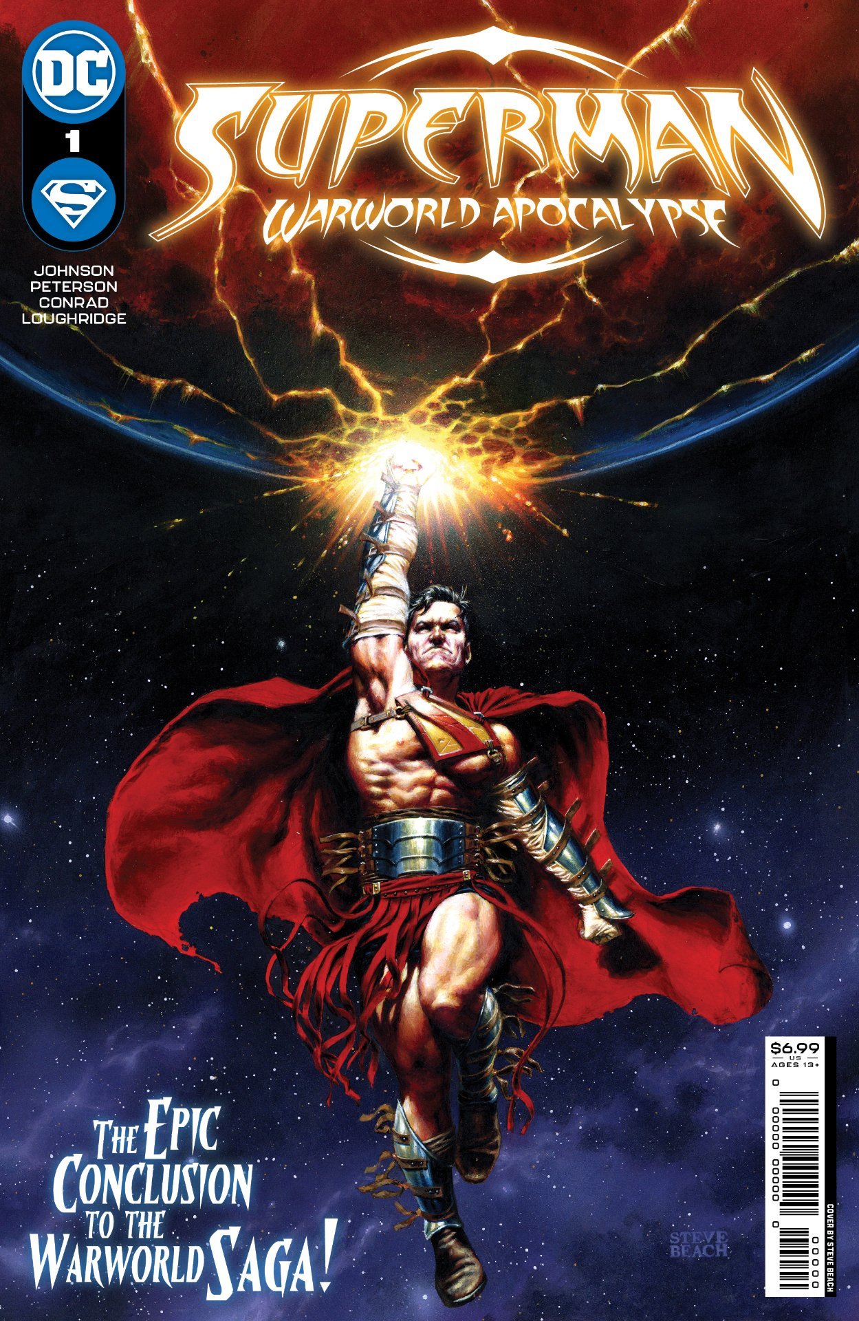 Cover di Superman: Warworld Apocalypse di Steve Beach