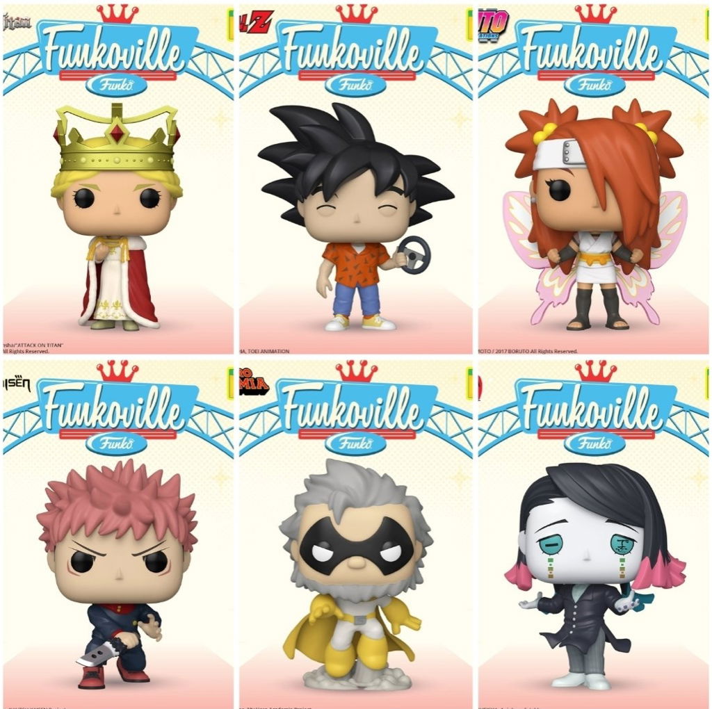 Funko annuncia una linea esclusiva di Pop a tema anime al SDDC