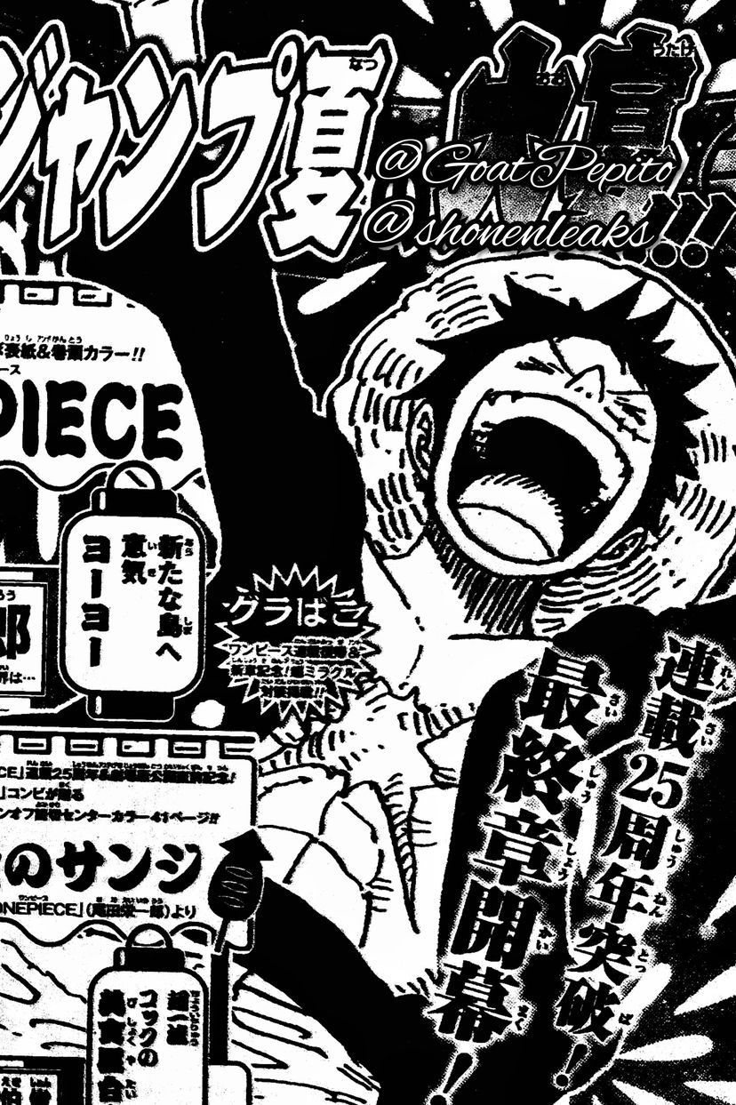 One Piece 1054: arriva una piccola anticipazione sul capitolo preview