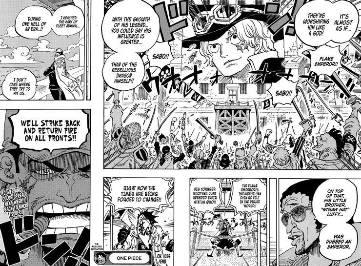 One Piece 1054: il capitolo torna con una dichiarazione di guerra!