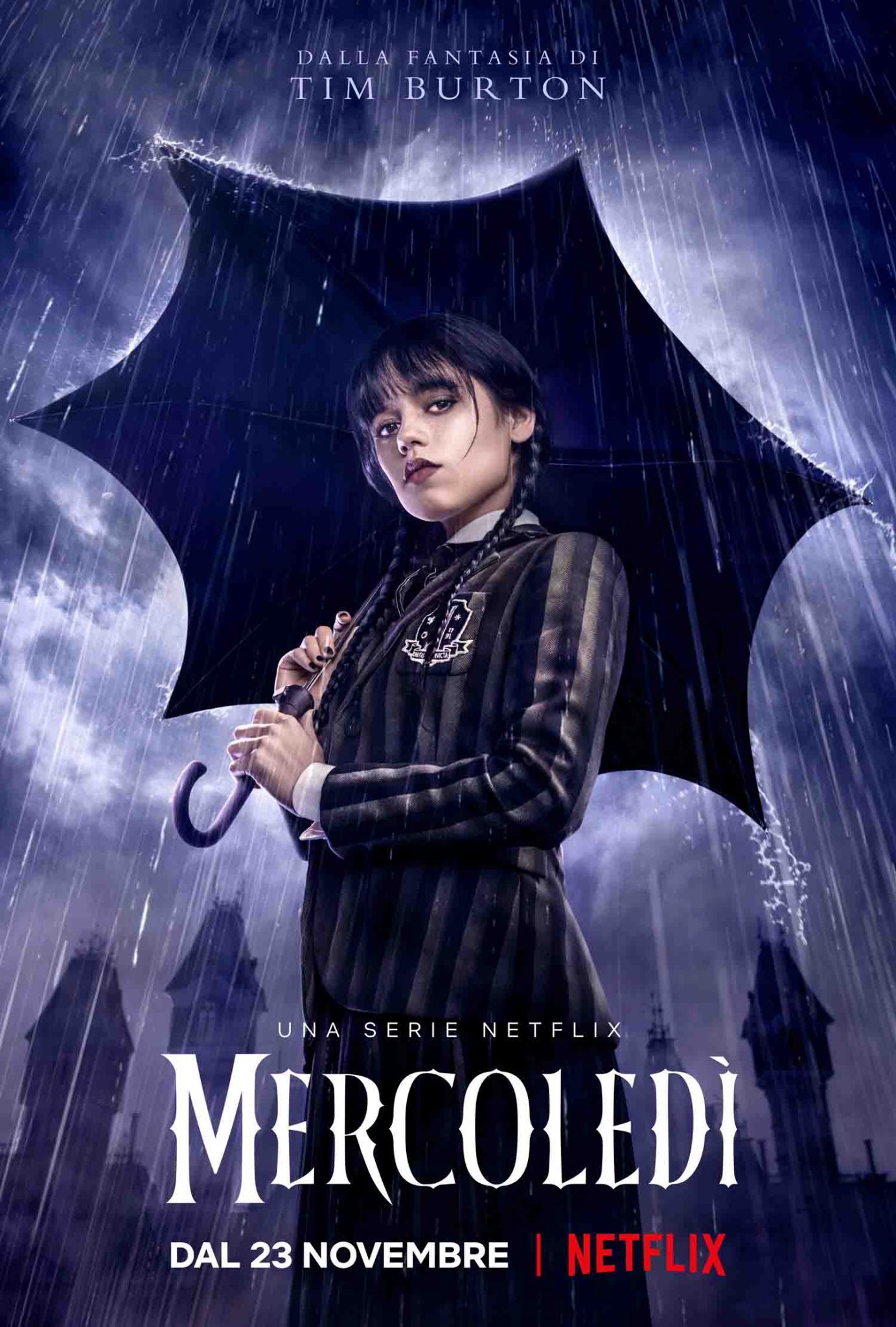 Mercoledì: data per la serie di Tim Burton su Wednesday Addams