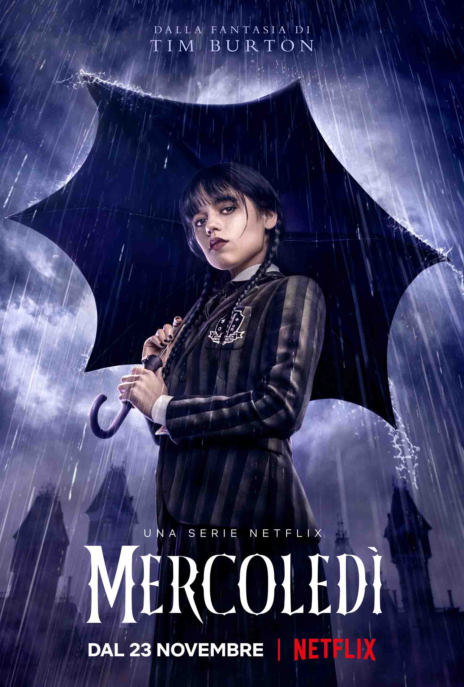 mercoledì addams netflix
