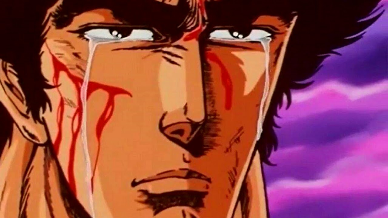 Кулак северной звезды. Кенширо кулак Северной звезды 1984. Kenshiro Hokuto no Ken. Kenshiro crying. Кэнсиро Умаева.