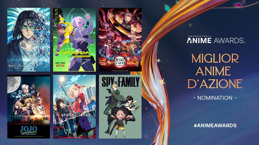 Crunchyroll annuncia gli anime candidati alla settima edizione degli Anime Awards preview