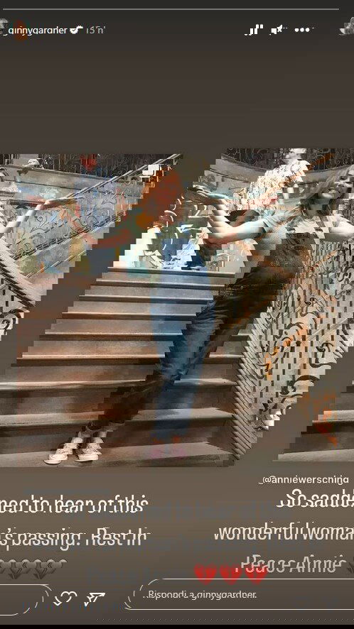 Virginia Gardner ricorda Annie Wersching su Instagram