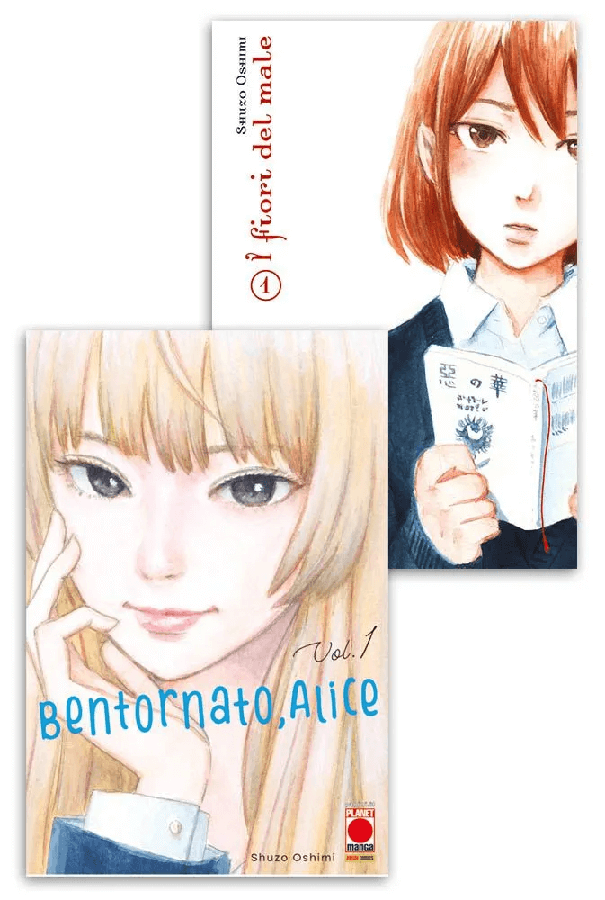 Bentornato, Alice + I Fiori del Male 1 Variant in edizione Bundle, tra le uscite Planet Manga del 12 gennaio 2023