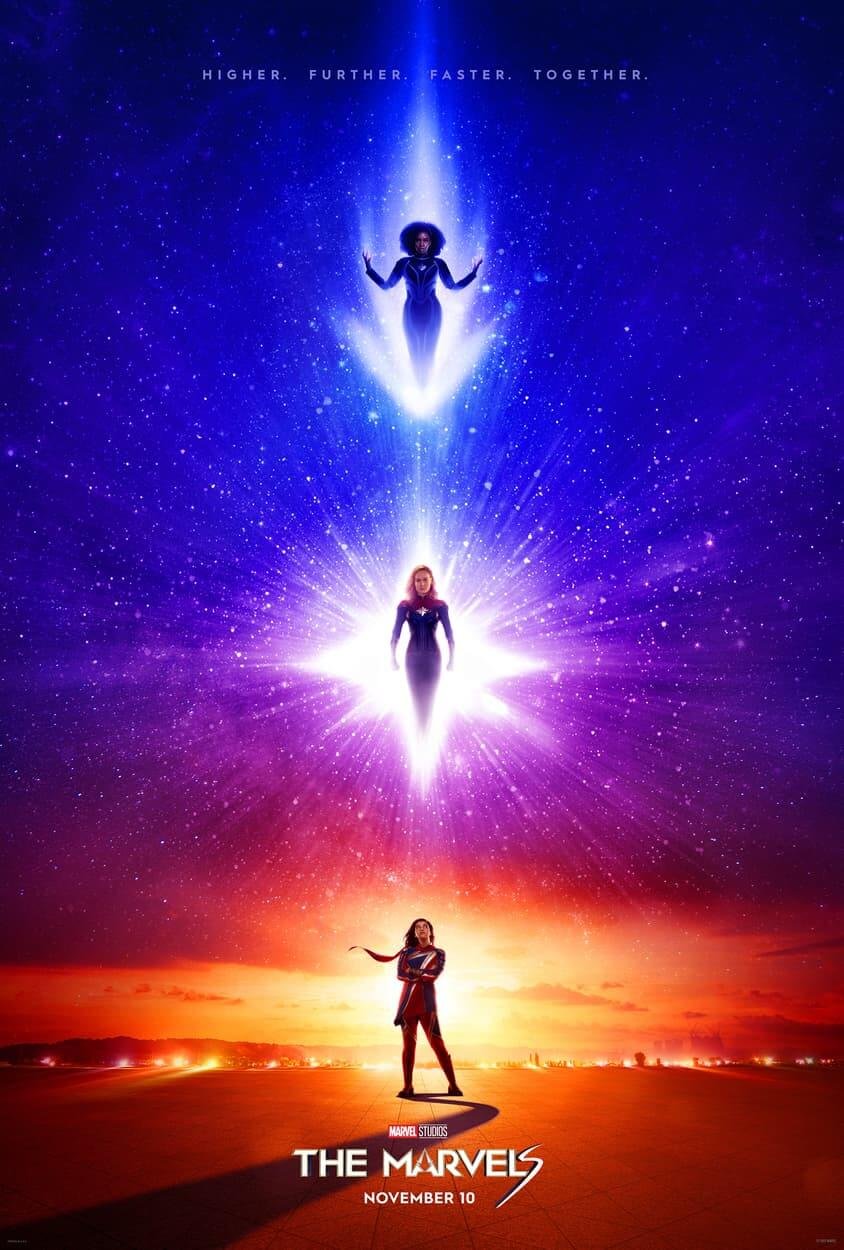 Il primo poster di The Marvels, rinviato a novembre 2023