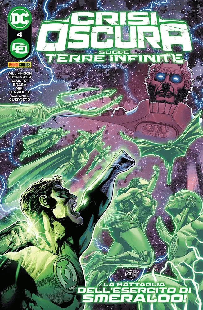 Dark Crisis on Infinite Earths 4, parmi les numéros de DC Panini du 20 avril 2023.