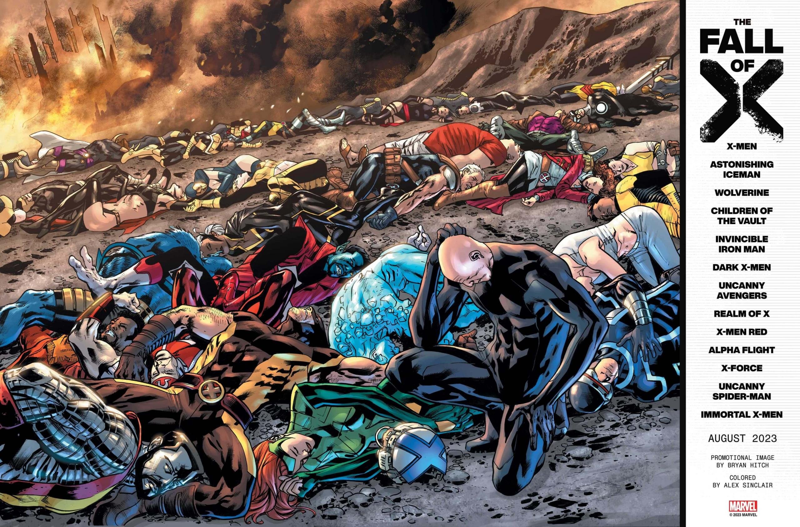 Fall of X: le nuove serie legate all'evento mutante, tra Spider-Man e Dark X-Men