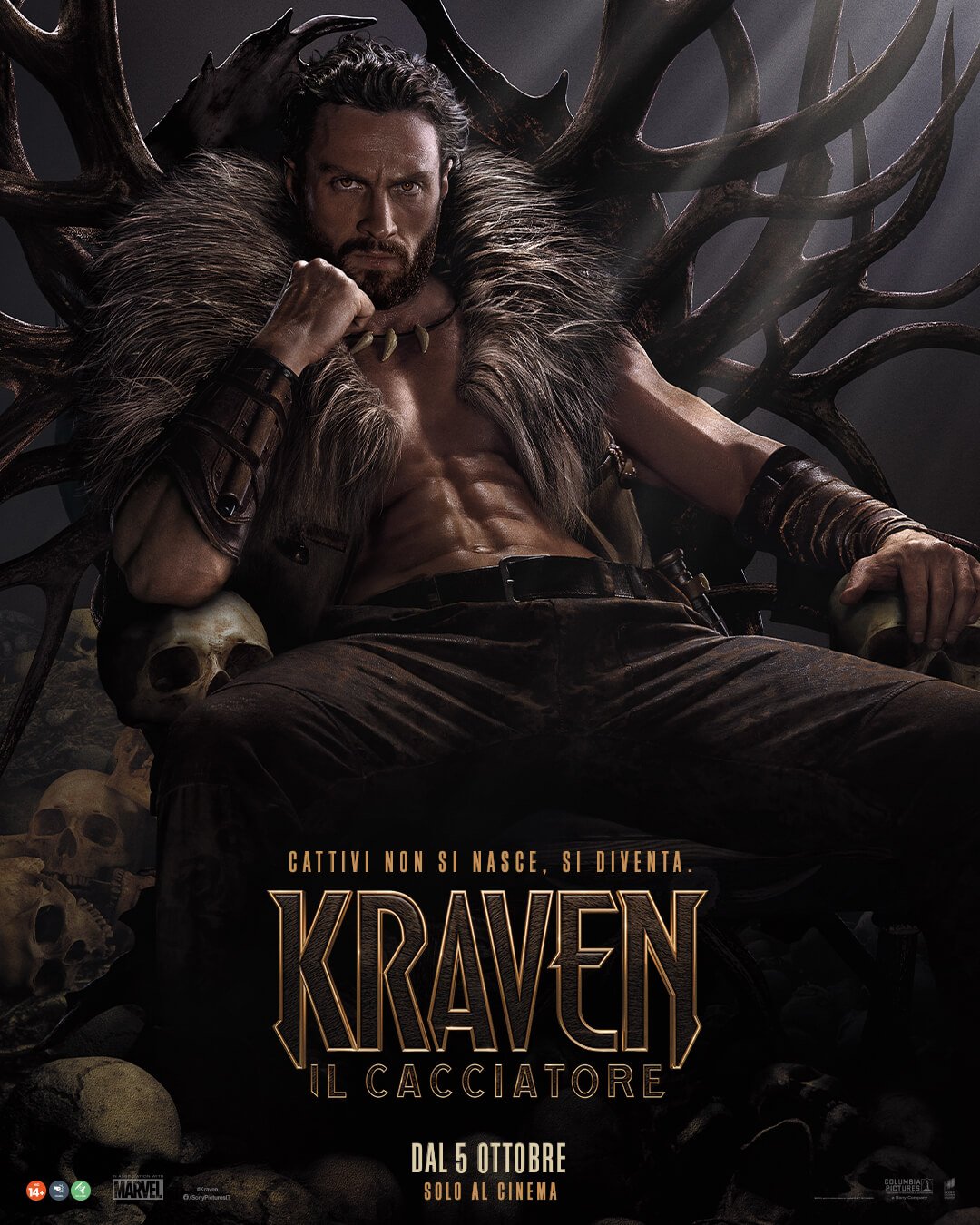 Kraven - Il Cacciatore: trailer e poster del nuovo film Sony