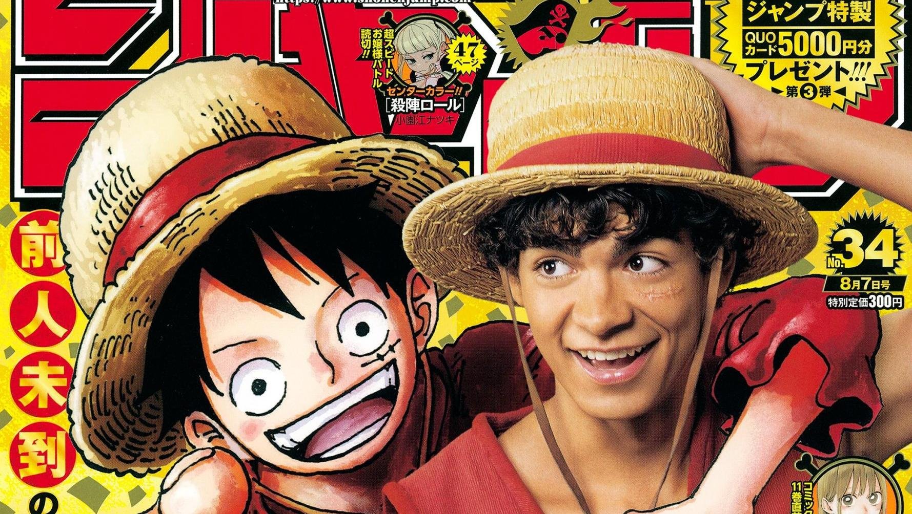 One Piece: Iñaki Godoy in compagnia di Luffy