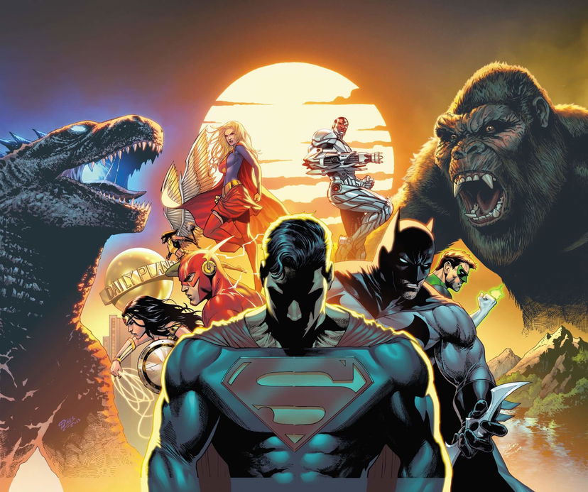 Godzilla contro Kong contro la Justice League preview