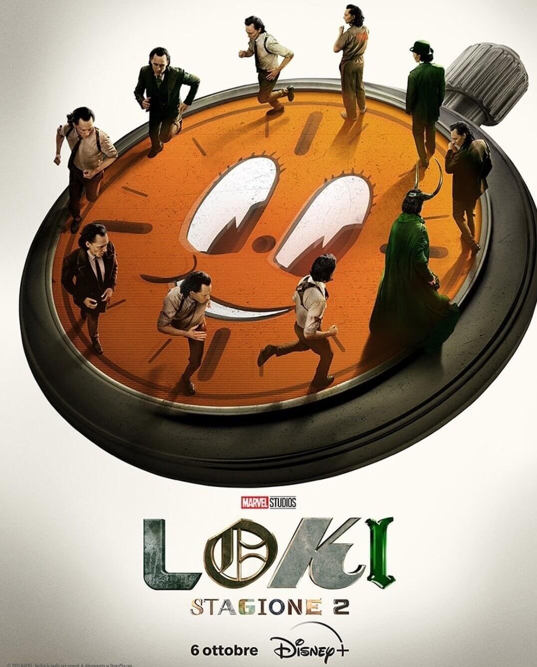 Il poster della seconda stagione di Loki