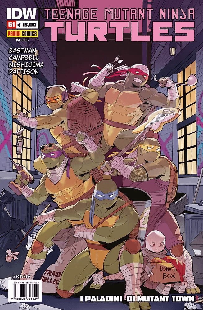 Teenage Mutant Ninja Turtles 61, tra le uscite Panini Comics del 27 luglio 2023